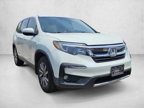 White Diamond Pearl 2019 Honda Pilot EX-L