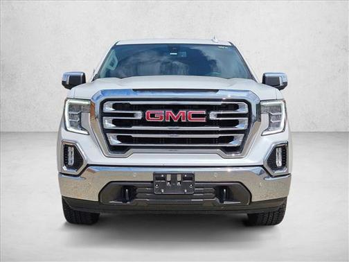 White Frost Tricoat 2021 GMC Sierra 1500 SLT