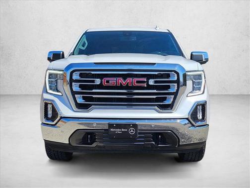White Frost Tricoat 2021 GMC Sierra 1500 SLT