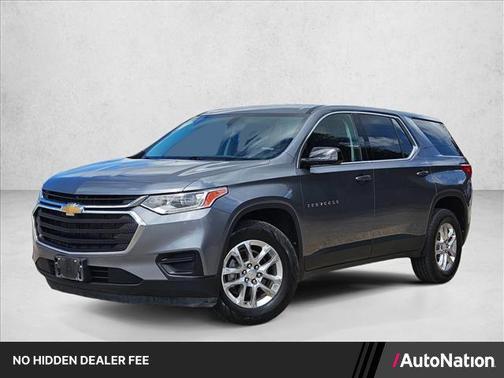 Satin Steel Metallic 2020 Chevrolet Traverse LS