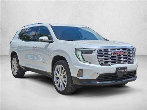 White Frost Tricoat 2024 GMC Acadia Denali