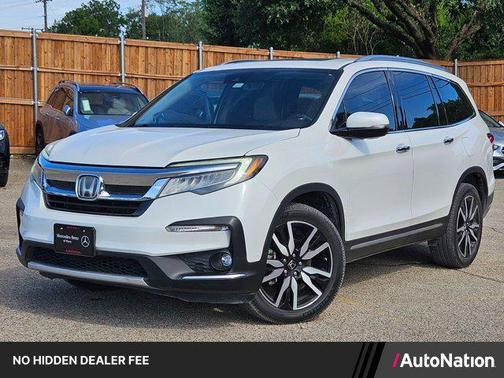 Platinum White Pearl 2020 Honda Pilot Touring 8-Passenger