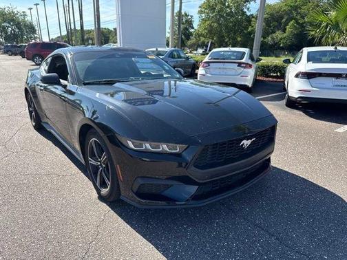 Shadow Black 2024 Ford Mustang EcoBoost Premium