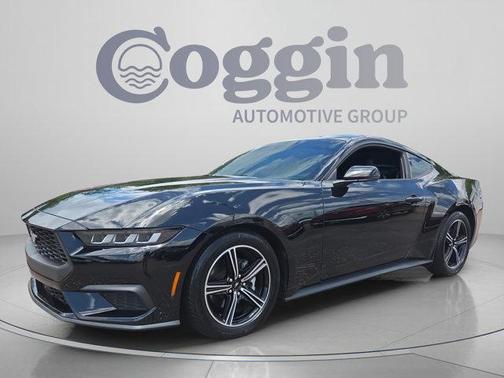 Shadow Black 2024 Ford Mustang EcoBoost Premium