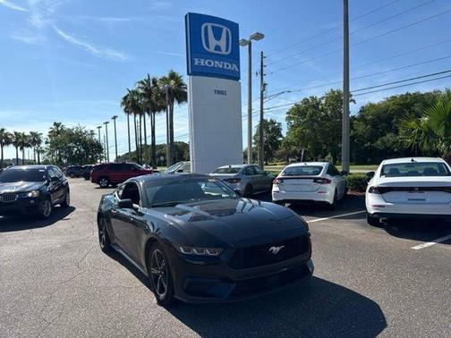 Shadow Black 2024 Ford Mustang EcoBoost Premium