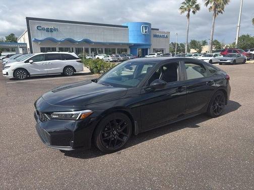 Crystal Black Pearl 2025 Honda Civic Sport