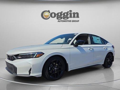 Platinum White Pearl 2026 Honda Civic Sport