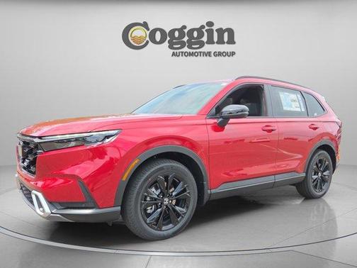 Radiant Red Metallic 2026 Honda CR-V Hybrid Sport Touring