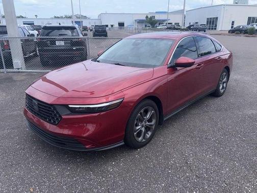 Radiant Red Metallic 2024 Honda Accord EX
