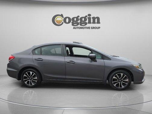 Modern Steel Metallic 2015 Honda Civic EX