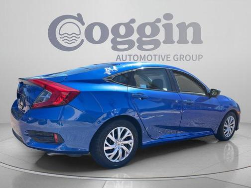 Cosmic Blue Metallic 2016 Honda Civic LX