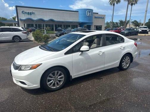 Taffeta White 2012 Honda Civic EX-L