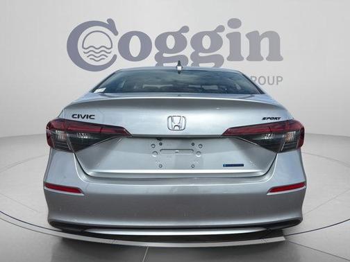 Solar Silver Metallic 2026 Honda Civic Hybrid Sport