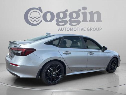 Solar Silver Metallic 2026 Honda Civic Hybrid Sport