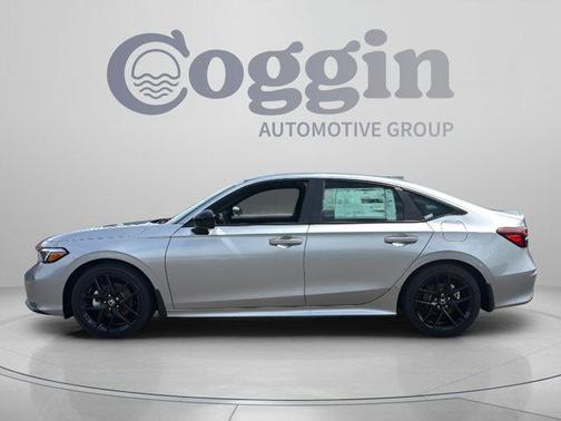 Solar Silver Metallic 2026 Honda Civic Hybrid Sport