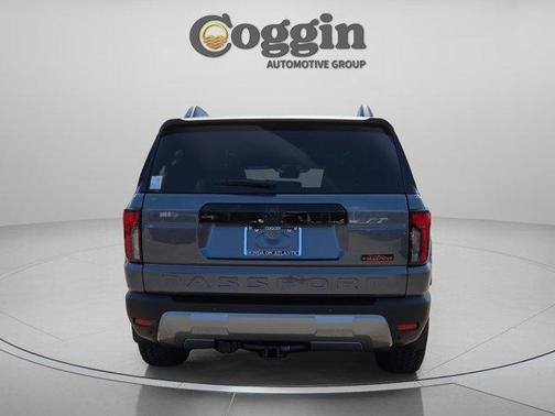 Modern Steel Metallic 2026 Honda Passport TrailSport Blackout