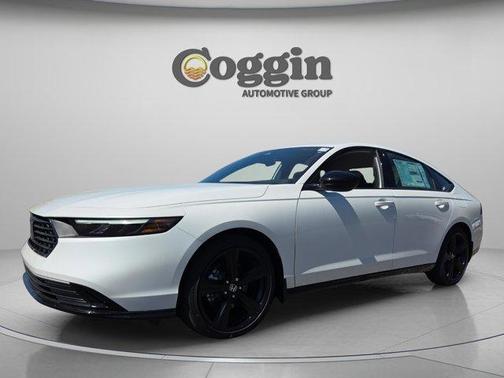 Platinum White Pearl 2026 Honda Accord Hybrid Sport-L