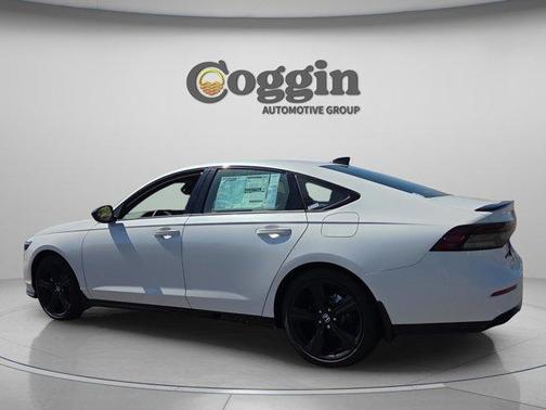 Platinum White Pearl 2026 Honda Accord Hybrid Sport-L