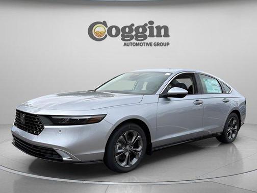 Solar Silver Metallic 2025 Honda Accord Hybrid EX-L