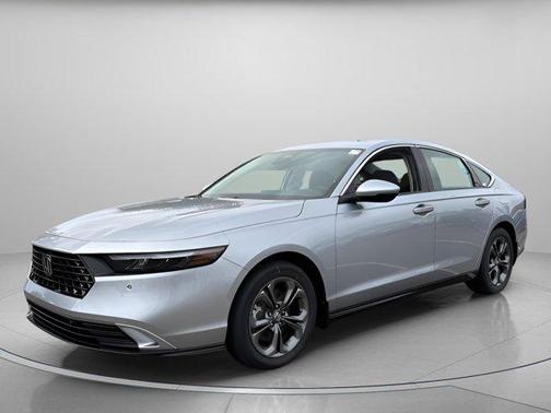 Solar Silver Metallic 2025 Honda Accord Hybrid EX-L