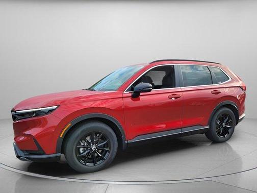 Radiant Red Metallic 2025 Honda CR-V Hybrid Sport-L