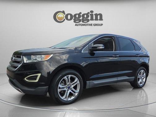 Shadow Black 2017 Ford Edge Titanium