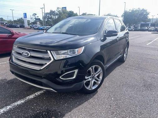 Shadow Black 2017 Ford Edge Titanium