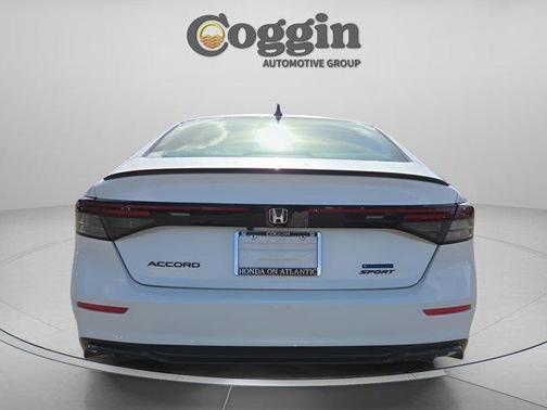 Platinum White Pearl 2026 Honda Accord Hybrid Sport-L