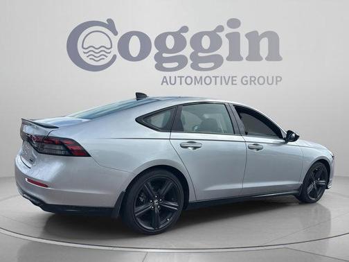 Solar Silver Metallic 2024 Honda Accord Hybrid Sport-L