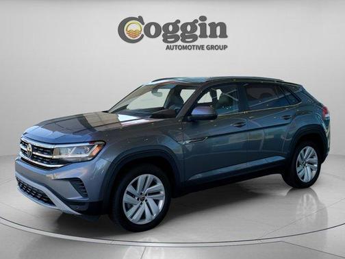 Platinum Gray Metallic 2021 Volkswagen Atlas Cross Sport 3.6L V6 SE w/Technology