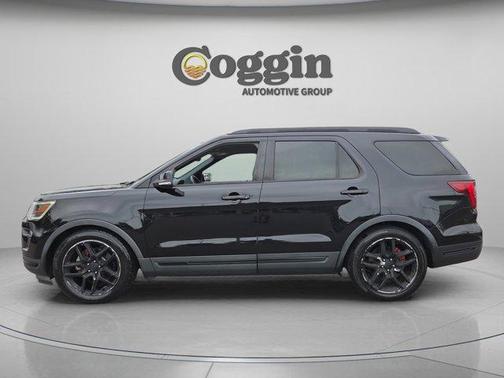 Shadow Black 2018 Ford Explorer sport