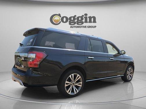 Blue 2021 Ford Expedition Max Platinum