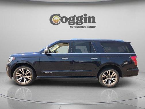 Blue 2021 Ford Expedition Max Platinum