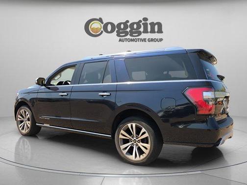 Blue 2021 Ford Expedition Max Platinum