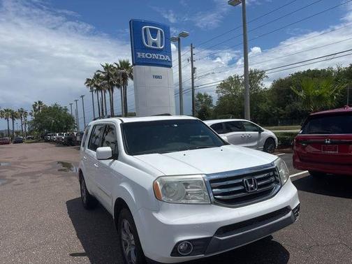 Taffeta White 2012 Honda Pilot EX-L w/ Navigation