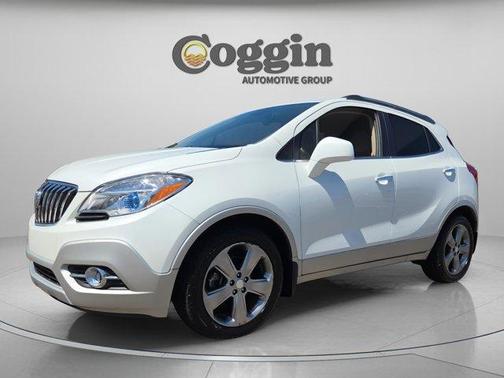 White Pearl Tri-Coat 2013 Buick Encore Leather