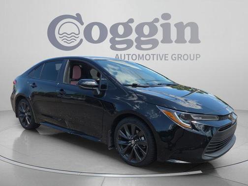 Midnight Black Metallic 2025 Toyota Corolla LE