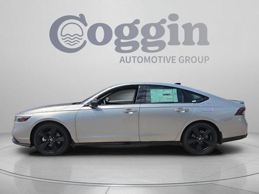 Solar Silver Metallic 2026 Honda Accord Hybrid Sport-L