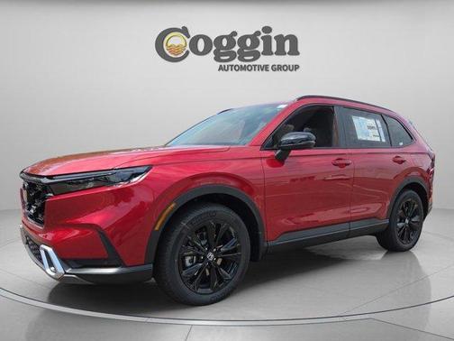 Radiant Red Metallic 2026 Honda CR-V Hybrid Sport Touring