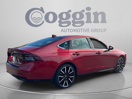 Radiant Red Metallic 2025 Honda Accord Hybrid Touring