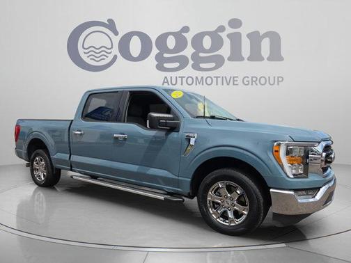 Blue 2023 Ford F-150 XLT