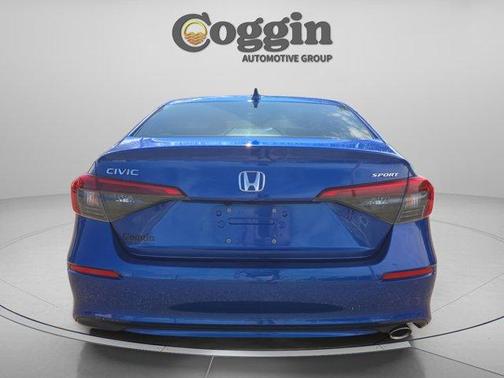 Aegean Blue Metallic 2024 Honda Civic Sport