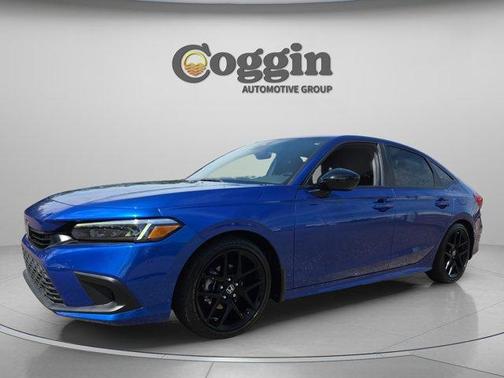 Aegean Blue Metallic 2024 Honda Civic Sport