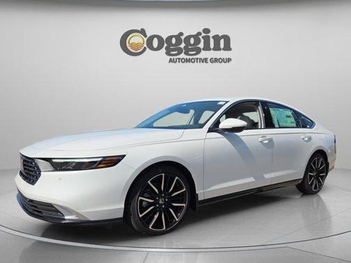 Solar Silver Metallic 2026 Honda Accord Hybrid Touring