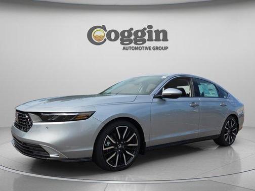 Solar Silver Metallic 2026 Honda Accord Hybrid Touring