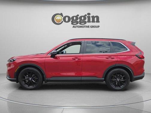Radiant Red Metallic 2025 Honda CR-V Hybrid Sport
