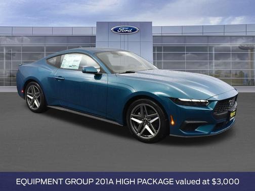 Adriatic Blue Metallic 2026 Ford Mustang EcoBoost Premium