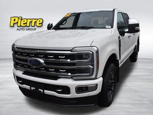 Star White Metallic Tri-Coat 2024 Ford F-350 Platinum
