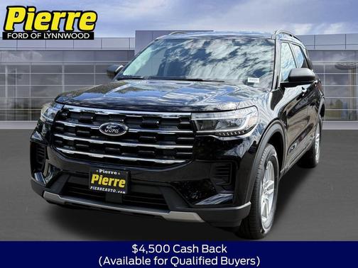 Agate Black Metallic 2026 Ford Explorer Active