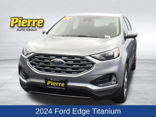 Silver Metallic 2024 Ford Edge Titanium